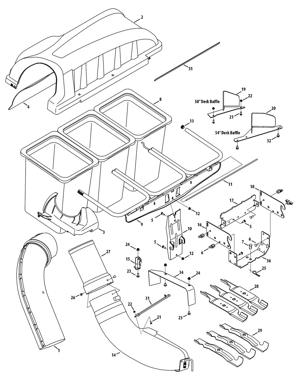 General Assembly 2014 And After Diagram and Parts List for 19A40002 100 Cub Cadet Lawn Tractor